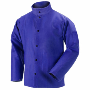 Veste de sécurité industrielle en tissu de coton perforé traité FR, haute performance, certifiée CE, imperméable, résistante à la chaleur 500-1000°C - Product Image 3