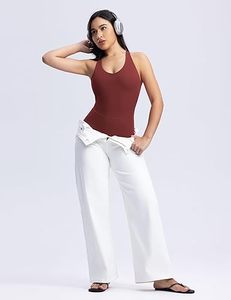 Yoga <b>Leggings</b> with Flexible Spandex Knitted Fabric Solid <b>Pattern</b> Breathable for Women - Product Image 6