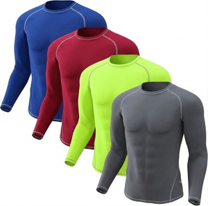 Rashguard d'entraînement pour homme à séchage rapide et respirant, à manches longues, pour grappling et natation, avec logo personnalisé imprimé - Product Image 4