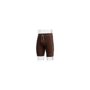 Shorts Bermuda Homme Marron Uni Taille Mi-Haute avec Cordon de Serrage Grande Taille Décontracté en Tricot Spandex Nylon - Product Image 2