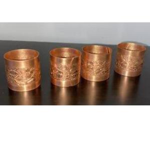 Anneau de serviette multifonctionnel en cuivre plaqué de qualité supérieure, design unique, pour la restauration et les services de table en hôtels et restaurants - Product Image 1