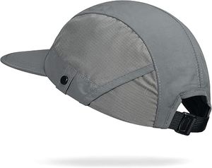 Unisex Adjustable Solid Color 5-Panel Baseball Cap Breathable <b>Waterproof</b> Mesh Fabric Outdoor Sports <b>Hat</b> for Adults Spring Summer - Product Image 2