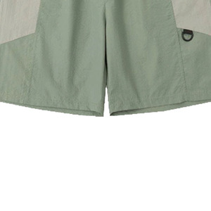 Pantalones Cortos Bermuda Deportivos para Hombre, 100% Algodón Ecológico, Color Verde con Bloques de Color, Cintura Alta, Cordón Ajustable, Bolsillos, Secado Rápido, Casuales - Product Image 5