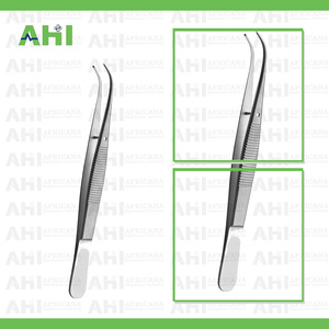 Pinzas Curvas Semken-Taylor de Acero Inoxidable Personalizadas, Kit Quirúrgico para UCI, Certificado CE, Aplicación Manual de Algodón y Tejido, 12cm - Product Image 2