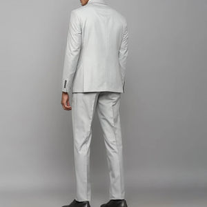 Traje de Negocios de 3 Piezas para Hombre, Estilo Formal e Informal, con Blazer, Pantalón y Chaqueta Impermeables, Talla Grande, Transpirable - Product Image 2