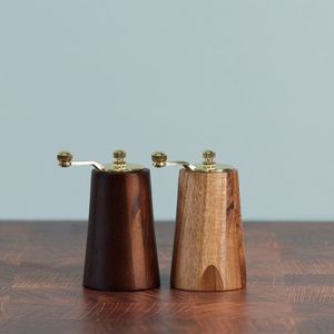 Traditional Wooden <b>Salt</b> And Pepper <b>Shaker</b> Set For Cooking Serving And Stylish Table Decoration - Product Image 1