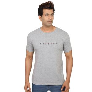 Camiseta de punto de algodón 100% hecha a medida, mangas cortas de alta calidad, muestras impresas en el frente, cantidades mínimas aceptadas - Product Image 4