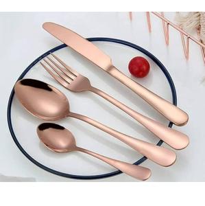 Juego de cubiertos de acero inoxidable para restaurantes, juego de vajilla, juego de cubiertos para mesa de comedor, juego de cubiertos de moda, cuchillo, cuchara, tenedor - Product Image 2