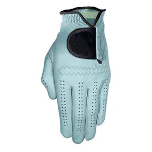 <b>Light</b> Blue Genuine Leather Golf Glove Breathable <b>Pull</b>-On Right Hand Unisex Sport Glove Non-Slip <b>Pull</b>-On Right Hand Unisex Sport - Product Image 2