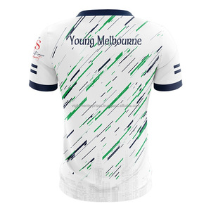 Camiseta de fútbol sublimada personalizada de alta calidad GAA Gaelic Soccer Wear OEM Service Set Style Stock para Irlanda - Product Image 2