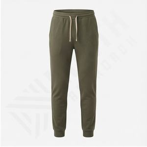 Pantalones de chándal de pierna recta Waffle Lattice algodón tejido Jogger pantalones para hombres Joggers de gran tamaño de punto ocio Pantalones deportes de invierno - Product Image 2