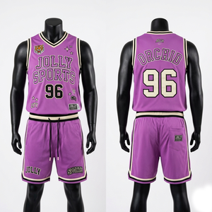 Ensemble maillot et short de basket-ball pour homme en mesh respirant de haute qualité, design à panneaux latéraux, personnalisable avec broderie en twill, pour homme. - Product Image 5