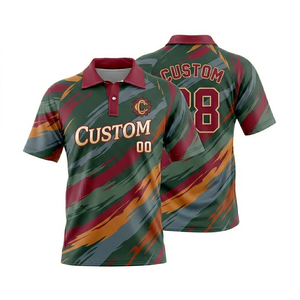 Polo de sport sublimé personnalisé pour homme, en polyester léger, idéal pour l'entraînement et les activités sportives estivales - Product Image 2