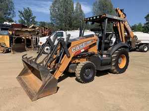 Cargadora de Ruedas y Retroexcavadora 580SN Usada, Multifuncional, Carga Nominal de 8 Toneladas, con Motor, Caja de Cambios, Rodamientos y Bomba, en Venta - Product Image 2