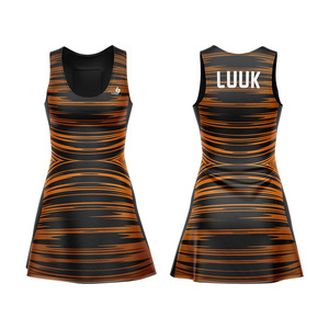 Robe de tennis sans manches pour femme, personnalisée, de haute qualité, avec logo d'équipe imprimé sur le devant, séchage rapide et évacuation de l'humidité - Product Image 1