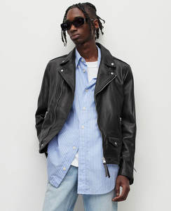 Veste en cuir pour homme, décontractée, tendance coréenne, nouvelle collection printemps 2026, respirante, imperméable, écologique - Product Image 5