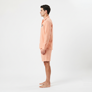 Conjunto Casual Holgado para Hombre 2026: Camisa de Manga Corta con Botones y Pantalones a Juego, Corte Recto - Product Image 2