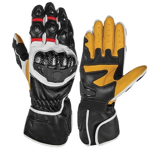 Guantes de Motocross para Carreras Todoterreno, Último Modelo, Color Rojo Sólido Personalizado, Hechos en Pakistán - Product Image 4