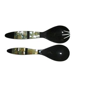 Cuchara de Cuerno de Búfalo Hecha a Mano, Cubertería para Ensalada de la India para Exportación, Artesanía India con Pulido a Mano por Lodi Impex - Product Image 5