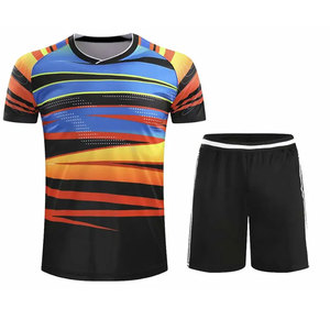 Conjunto de Uniforme Deportivo de Tenis para Hombre, Jersey Deportivo Personalizado y Pantalones Cortos a Juego para Equipos de Club, Deportes Escolares y Profesionales - Product Image 1