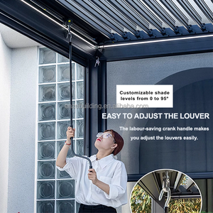 <span class=keywords><strong>Pergola</strong></span> originale en aluminium de conception supérieure <span class=keywords><strong>avec</strong></span> bâche <span class=keywords><strong>Pergola</strong></span> en aluminium facile à assembler - Product Image 2