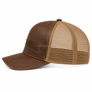 Casquette de camionneur personnalisée avec logo pour hommes, casquette snapback à 5 panneaux avec dos en mesh, casquette de baseball brodée, vente en gros directe d'usine - Product Image 2