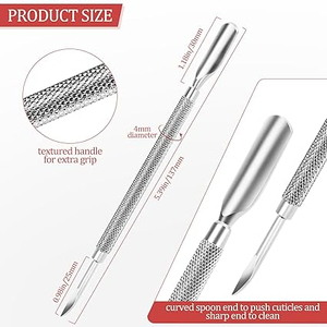 Pousse-cuticules professionnel, outil d'entretien des ongles, fournisseur de marques privées, pousse-cuticules de qualité salon, équipement de soins de beauté - Product Image 6