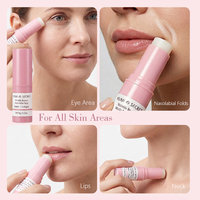 Baume anti-rides au collagène PDRN d'ADN de saumon avec logo personnalisé, hydratation longue durée, soin hydratant pour le visage, les yeux, le cou et la peau