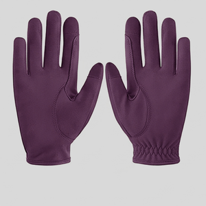 Gants de moto en PU à doigts complets, couleur violette, avec fermeture auto-agrippante, nouvelle collection 2026, vente chaude, séchage rapide, style unique, pour activités de plein air, vente en gros - Product Image 2