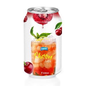 Jus de fruits tropicaux Tan Do en canette aluminium 330ml, boisson aromatisée à la cerise, marque privée OEM, du fabricant vietnamien - Product Image 4