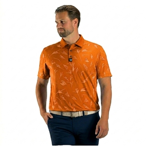 Nouveaux polos de golf personnalisés de qualité supérieure, sublimés, pour hommes - Product Image 5
