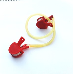 Pinza para Babero con Forma de Dientes, Soporte Ergonómico para Servilletas Dentales con Agarre en Forma de Mandíbula, 30 Posiciones de Mandíbula, Instrumento Dental Rojo - Product Image 2
