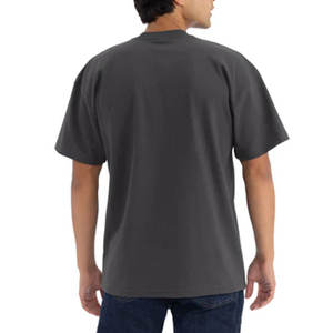 เสื้อยืดคอกลมผู้ชายแบบหนาพิเศษสั่งทำขายส่ง ผ้าฝ้ายหวีอย่างดี 100% - Product Image 5