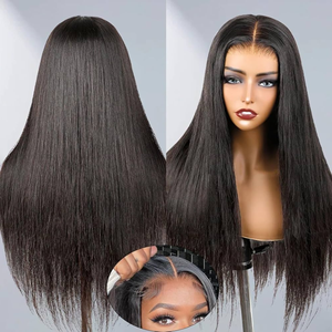 Extensions de cheveux vierges droites en os de luxe sans enchevêtrement cheveux vietnamiens purs Double traction Double trame vietnamienne perruque Full Lace - Product Image 1