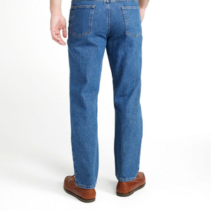 Pantalones Vaqueros de Mezclilla al por Mayor OEM de Corte Recto Transpirables para Uso Casual, Pantalones Vaqueros Personalizados con Lavado Vintage, Pantalones Apilados para Uso Diario - Product Image 6