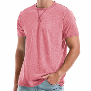 Camiseta de Verano 100% Algodón a Precio de Fábrica al por Mayor, Camiseta con Logotipo Personalizado, Ropa para Hombre, Mejor Proveedor de Fábrica en Línea - Product Image 1