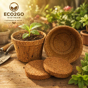 Fabricant de pots de pépinière biodégradables en gros, fabricant OEM de pots en fibre de coco durables en provenance du Vietnam - Product Image 4