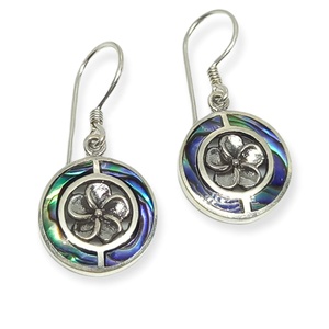 NY-ER029 Romantic Frangipani Flower Silver <b>Earrings</b> Luxury Fashion Pendant <b>Cute</b> Gold Plated Party Jewelry Gift - Product Image 2