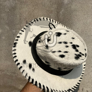 Handmade Cowboy Leather Hat Cowhide Western <b>Style</b> Adjustable All <b>Head</b> Sizes - Product Image 5