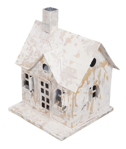 Decoración Moderna para Fábrica, Casa para Pájaros Galvanizada Hecha a Mano y Personalizada, Adorno Navideño de Metal, Colecciones AB Ecológicas - Product Image 6