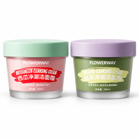 FLOWERWAY Crème Nettoyante au Matcha et à la Pastèque 100ml Nettoyant Visage Texture Crème Douce Vente en Gros