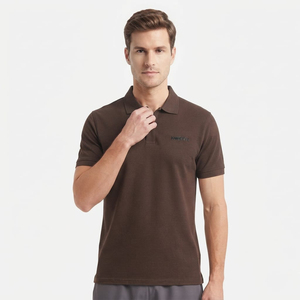 Polos en coton doux de haute qualité personnalisés pour hommes, polos de taille standard avec logo personnalisé - Product Image 6