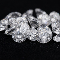 Bijoux en promotion à bon prix : Diamant de laboratoire rond cultivé HPHT CVD, couleur D, 1ct, 1.5ct, 2ct, VVS1, VVS2, VS1, percé au laser, Mantra Diamond