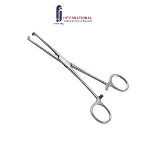 Pinzas de tejido Allis F.J. INTERNATIONAL para ginecología, de acero inoxidable, instrumento quirúrgico manual de agarre, calidad médica premium, al por mayor - Product Image 3