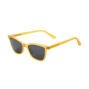 Moda Retro Vintage Buffs Marco cuadrado Acetato Gafas de sol polarizadas para unisex - Product Image 3