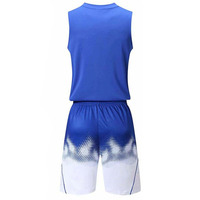 Ensemble uniforme de basket-ball tendance en sublimation, 100 % polyester, maillot sans manches