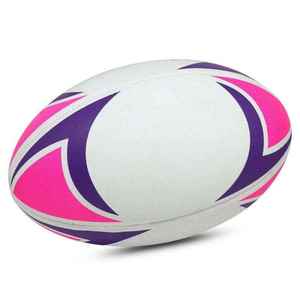 Ballon de rugby classique de haute qualité en cuir PU, taille officielle, logo personnalisé, portable, pour entraînement et match, léger, durable, emballage carton - Product Image 5