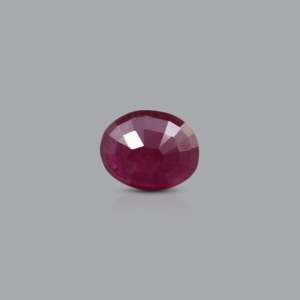 Natural 3.6 Carat Ruby Loose Gemstone Oval Faceted Cut for Fine Jewelry - Product Image 2