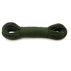 Olive Green 4mm Paracord Rope 550 Type Nylon Utility <b>Cord</b> for Camping Survival Craft and DIY & camping & hiking - Product Image 1