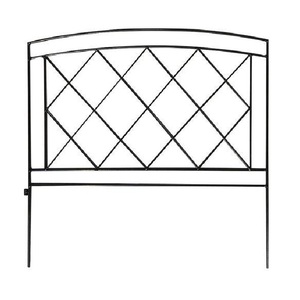 Fresh Trending Garden Fence Set Black Decorative Barrier Landscape Iron <b>Wire</b> Border Folding Metal Fence Panels - Product Image 4